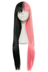 Peruca Maribella Roz/Negru